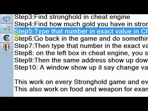 stronghold hd cheat engine